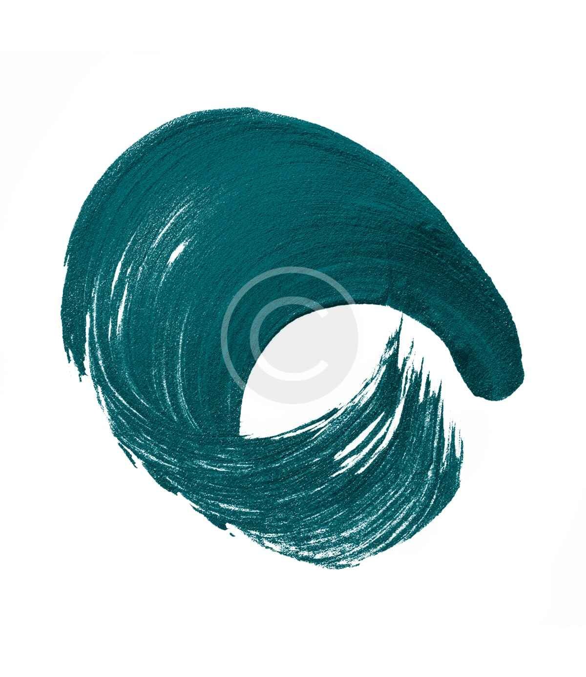 Teal wave interior paint