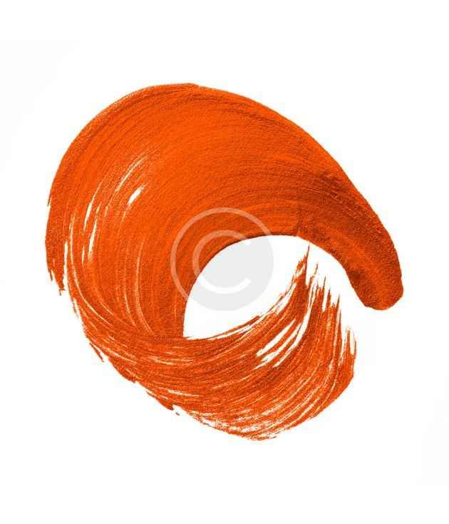 Fire orange interior paint