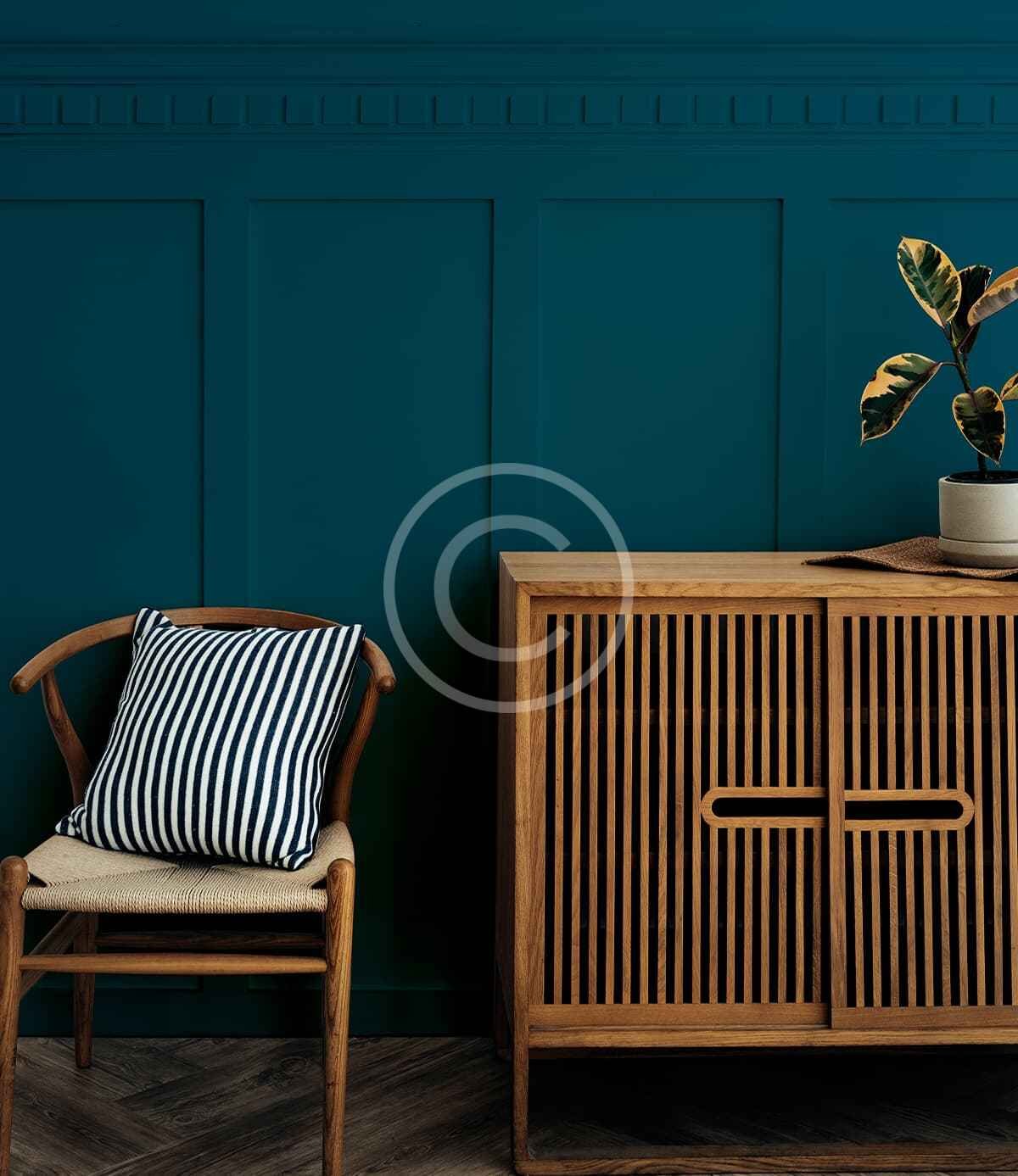 Teal wave interior paint - Image 2
